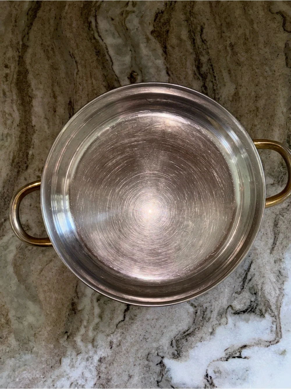 Cuisine Cookware Command Performance Gold Edition stainless steel pan